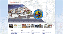 Desktop Screenshot of colonieportal.org