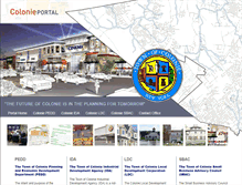 Tablet Screenshot of colonieportal.org